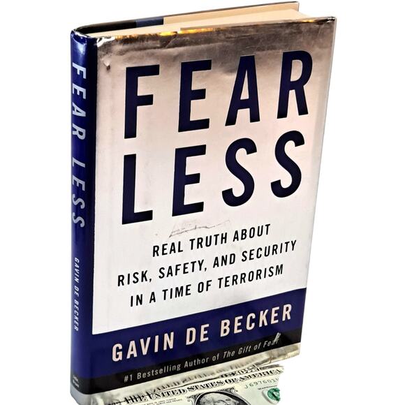 FEAR LESS: Safety in Times of Terrorism by G. DeBecker (2002 1st Ed. HC in DJ) - Picture 1 of 9